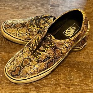 VANS Snake skin pattern sneakers